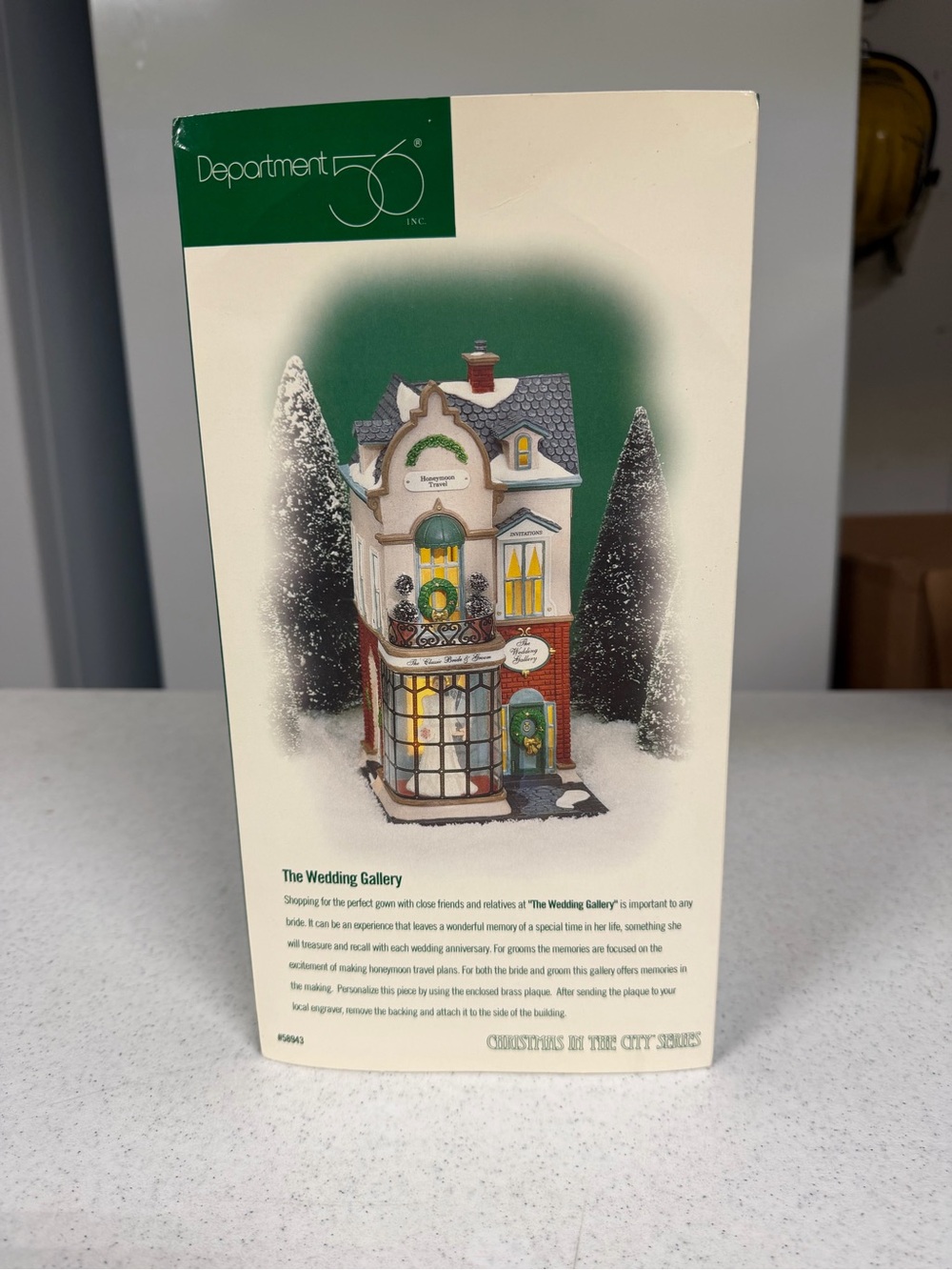 Department 56 Christmas In The City Series The Wedding Gallery NEW IN BOX!